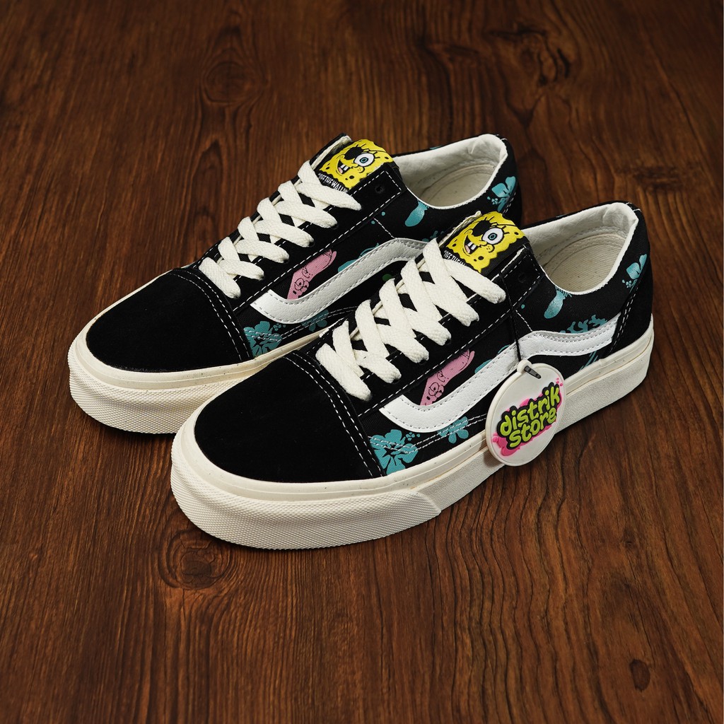 spongebob aloha blue vans