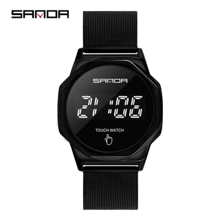 Sanda Touch Screen Watch Digital Luxury Waterproof Sports Fashion Multifunctional Watch