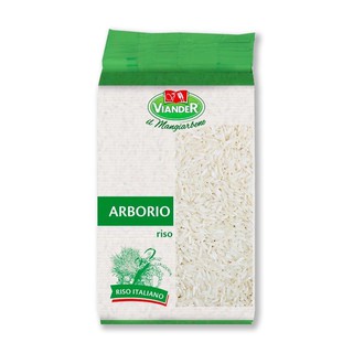 ข้าว พันธุ์อาโบริโอ เวียนเดอร์ บรรจุ 1000 กรัม Viander Rice Arborio 1000 g ข้าวสายพันธุ์อิตาลี