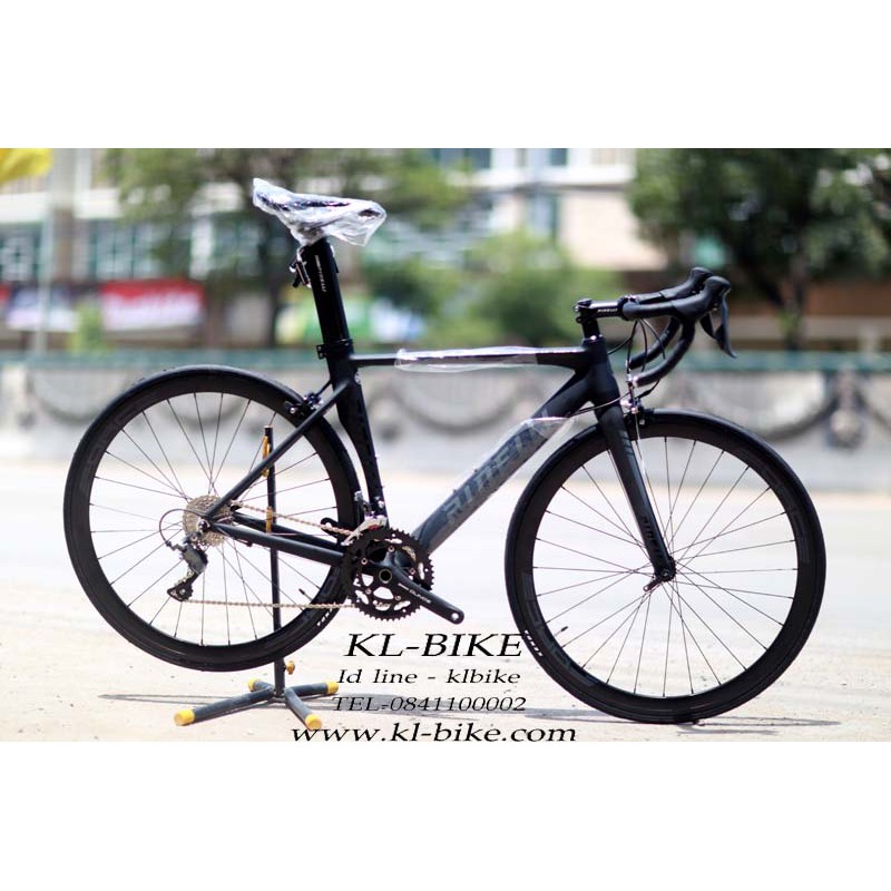 เสือหมอบ Pinelli R780 ปี 2020 เฟรมอลู ทรงแอโร่ สีดำ ตะเกียบคาร์บอน ชุดขับ Shimano New Claris 16 Spee