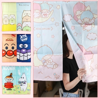 ผ้าม่านปิดประตู 82*82cm melody sanrio kakaofriends mickey line moomin