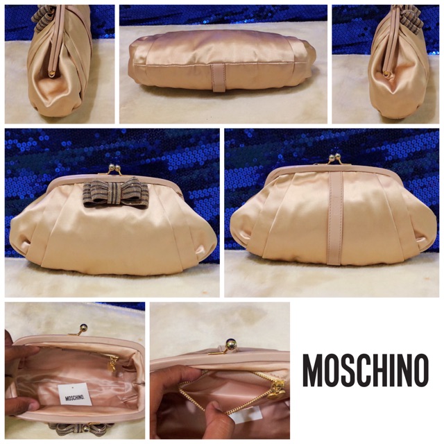 👝: MOSCHINO Nylon Clutch Bag แท้💯%