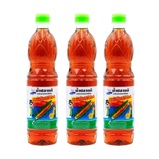 [แพ็ค 3 ขวด] น้ำปลาแท้ ตราหอยหลอด รสดั้งเดิม PET 700 มล.