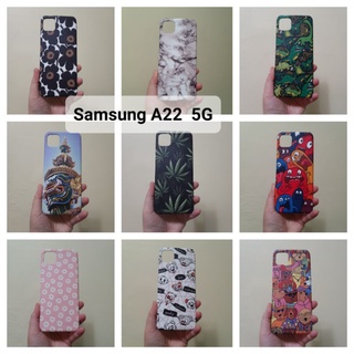 เคสแข็ง Samsung A22 5G มีหลายลาย เคสไม่คลุมรอบนะคะ เปิดบน เปิดล่าง (ตอนกดสั่งซื้อ จะมีลายให้เลือกก่อนชำระเงินค่ะ)