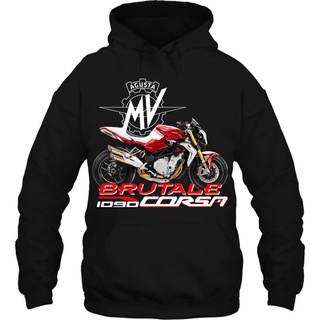 เสื้อกันหนาว เสื้อฮู้ดดี้ Mv Agusta Brutale Corsa Motorrad Biker สําหรับผู้ชาย JZ