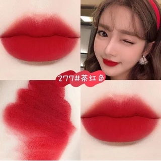 ลิปเนื้อกำมะหยี่ เนื้อเวลเวทแมท ลิปน้องวัว ครีมมี่ นุ่มละมุนปาก สีชัด ติดทนNIVO7037#
