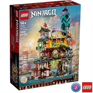 เลโก้ LEGO Ninjago 71741 City Gardens  (มีกล่องกระดาษตรงรุ่น)