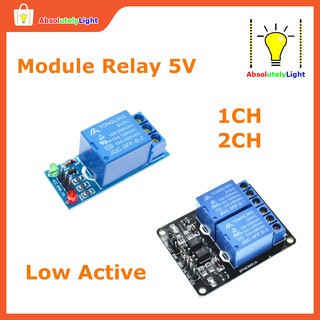 โมดูลรีเลย์ 1ch 2ch 5V Low Active #Arduino #อิเลคทรอนิค