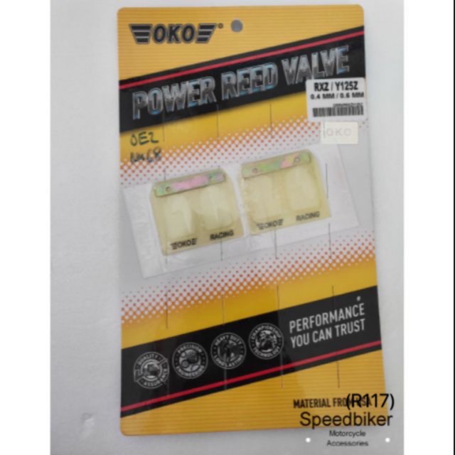 YAMAHA RXZ / Y125Z OKO POWER REED VALVE(0.4MM/0.6MM)
