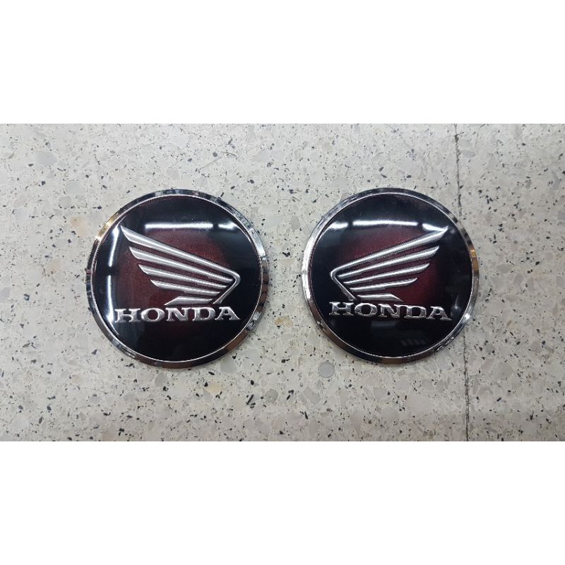 Best saller HONDA WING TANK LOGO FOR SIDE โลโก้ติดถังน้ำมันมอเตอร์ไซค์ ราคาต่อข้าง แป้นเหยียบกันลื่น logo logoรถ โลโก้รถ ดุมล้อ BENZ