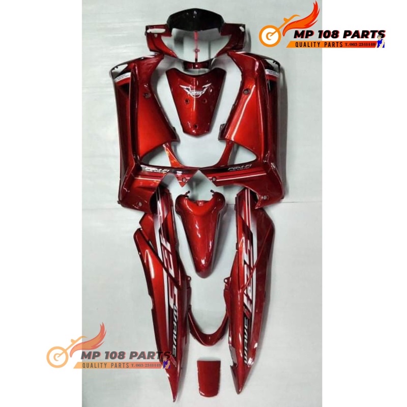 ชุดสี wave 125 i ไฟเลี้ยวบังลม (w125 i เก่า)  MP108 เฟรมเวฟ125iเก่า  เฟรมเวฟ 125 s บังลมไฟเลี้ยวบังล