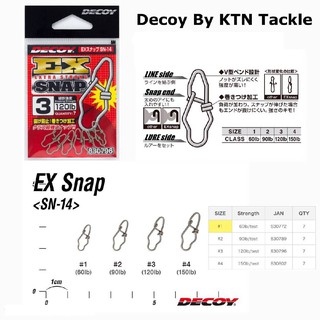 กิ๊ฟ DECOY EX EXTRA STRONG SNAP