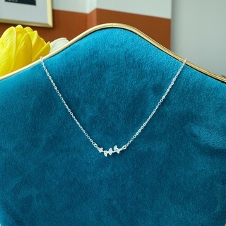 พร้อมส่ง N52 - Leaf Necklace สร้อยคองานแฟชั่นชุบ