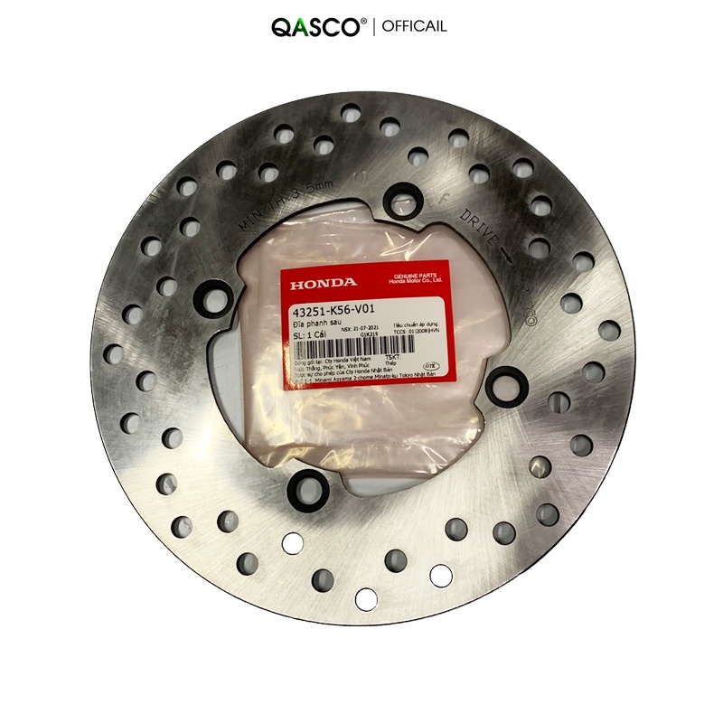 จานเบรคหลัง (เบรค) HONDA Winner 150 V1 (RS150 V1 V2) QA _(10A 3H)