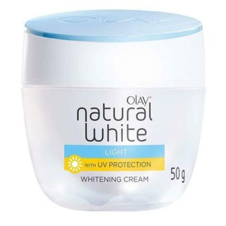 OLAY Natural White Light Whitening Cream โอเลย์ เนเชอรัล ไวท์ ไลท์ ไวท์เทนนิ่ง เดย์ครีม 50g.