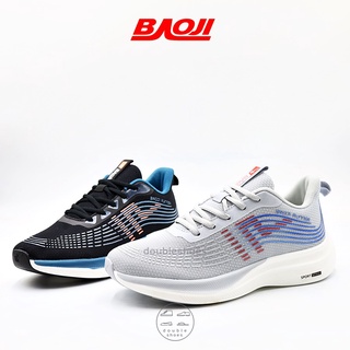 BAOJI รองเท้าวิ่ง รองเท้าผ้าใบชาย พื้นโฟม รุ่น BJM667 (ROAD RUNNER) ไซส์ 41-45