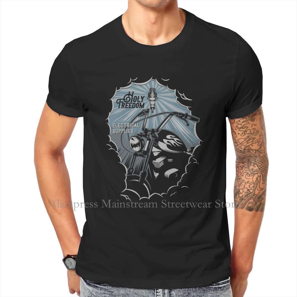 เสื้อยืดบุรุษ Cool Tee Holy Freedom Graphics