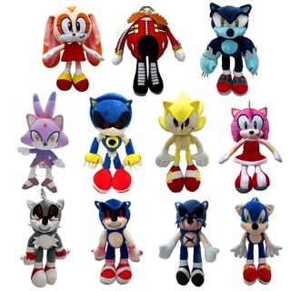 30cm Sonic Game Animal Amy Rose Hedgehog Kawaii Stuffed Plush Doll Cartoon Toys