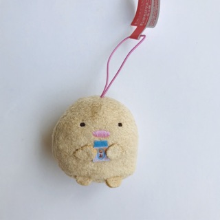 ตุ๊กตา ซุมิกโกะ กุราชิ ทงคัทสึ Tonkatsu Sumikko Gurashi พวงกุญแจ ลิขสิทธิ์แท้ San-X วางขายที่ญี่ปุ่นเท่านั้น สูง 6.5 ซม