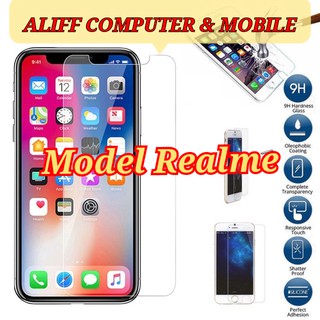 [ALIFF] Semua MODEL REALME กระจกนิรภัยกันรอยหน้าจอ 9H