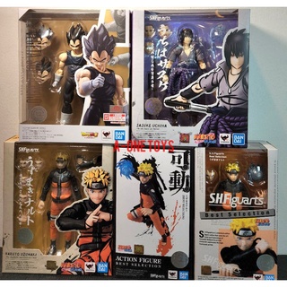 SH FIGUARTS VEGETA SASUKE UCHIHA NARUTO UZUMAKI BEST ใหม่แท้มือ1