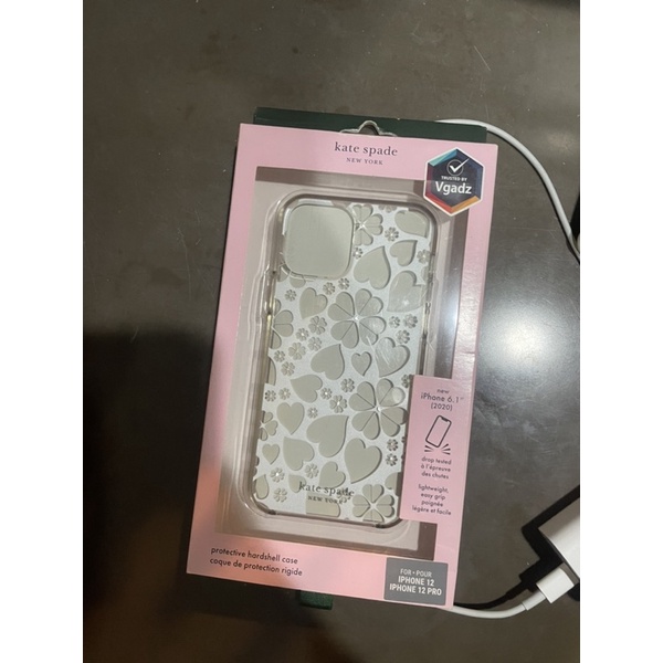 มือ 2 Case iphone 12- Kate Spade New York รุ่น Protective hardshell case สี Hollyhock Floral