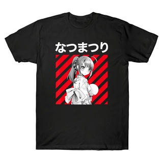 [S-5XL]เสื้อยืด ผ้าฝ้าย 100% พิมพ์ลายการ์ตูนญี่ปุ่น Yandere Kawaii