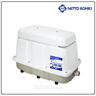 ปั๊มลม เครื่องเติมอากาศระบบลูกสูบ NITTO KOHKI (MEDO) รุ่น LAM-200 No.1 in Japan