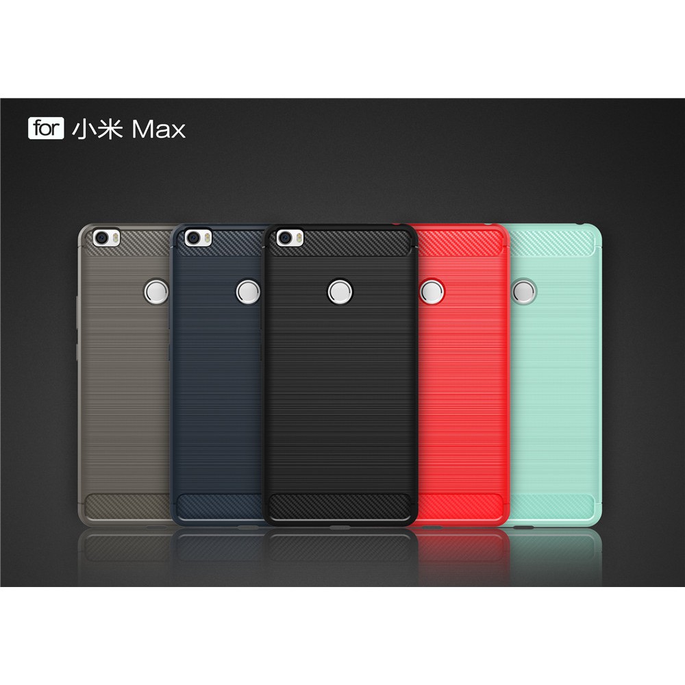 เคส Phone Case Xiaomi Max 2 MI Max2 คาร์บอนไฟเบอร์ เคสอ่อนนุ่ม โทรศัพท์ กรณี