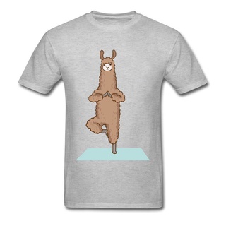 [S-5XL]GILDAN 【เสื้อเก๋ไก๋】เสื้อยืด ผ้าฝ้าย 100% พิมพ์ลาย Alpaca Llama สีเทา สําหรับผู้ชาย