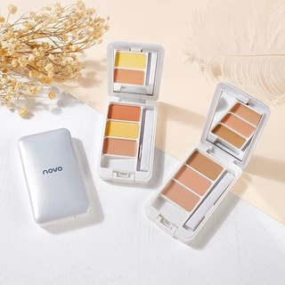 คอนซิลเลอร์เนื้อครีม Novo Concealer [5350] เนื้อดี ปกปิดมิดชิด ใช้สำหรับปกปิดรอยคล้ำใต้ตาและริ้วรอยต่างๆ