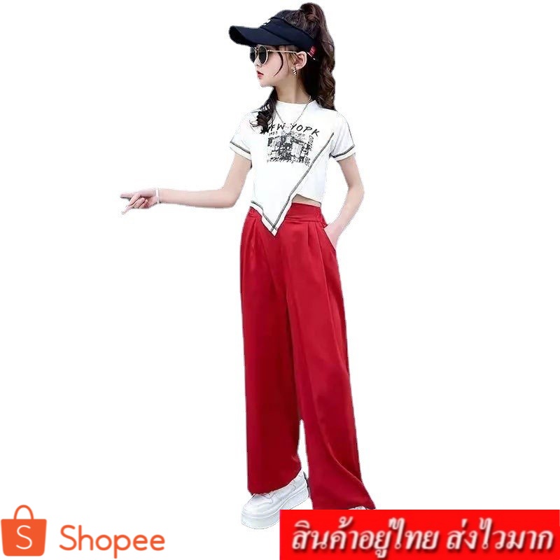 KIDSZONE ชุดเซ็ตเด็ก 2 ชิ้น เสื้อแขนสั้น+กางเกงขายาว รุ่นA1234