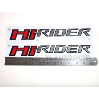 สติ๊กเกอร์ Hi-Rider สติ๊กเกอร์พรีรันเนอร์ sticker Hi - Rider 1 ชุด 2 ชิ้น ซ้าย ขวา ส่งฟรี