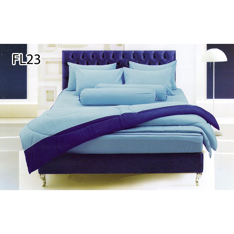 Fair Lady ผ้าปูที่นอน ขนาด 3.5/5/6 ฟุต (ไม่รวมนวม) Fair Lady พิมพ์ลาย FL23