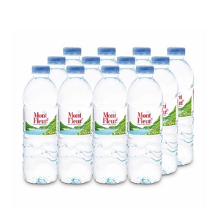 🔥แนะนำ!! มองต์เฟลอ น้ำแร่ธรรมชาติ 100% 500มล. x 12 ขวด Mont Fleur 100% Natural Mineral Water 500ml x 12pcs