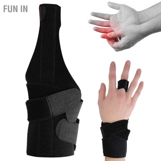 Fun In Finger Splint สายรัดระบายอากาศปรับได้สําหรับการบาดเจ็บ