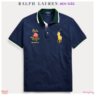 RALPH LAUREN CUSTOM SLIM FIT MESH POLO ( MEN SIZE )