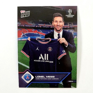 Topps Now Lionel Messi PSG