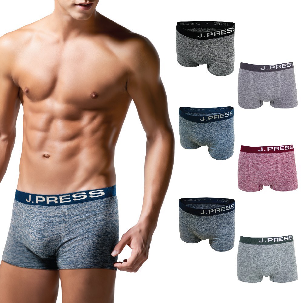 J.Press กางเกงในชาย ขาสั้น Seamless เจเพรส รุ่น 8215 บรรจุ 1 ตัว/แพ็ค  (มีให้เลือก 6 สี)