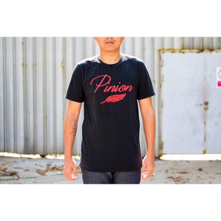 เสื้อยืด Pinion สีดำ