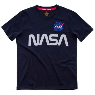 Fashion Alpha Industries เสื้อยืดลายหนุมาน Nasa เสื้อยืด Mit Motiv Neu Ovp เสื้อใหม่ผู้ชาย