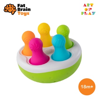 ของเล่นเด็กอายุ 18 เดือนขึ้นไป - Spinny Pins - ของเล่นมีเสียงที่ไม่มีทางล้ม จาก Fat Brain Toys