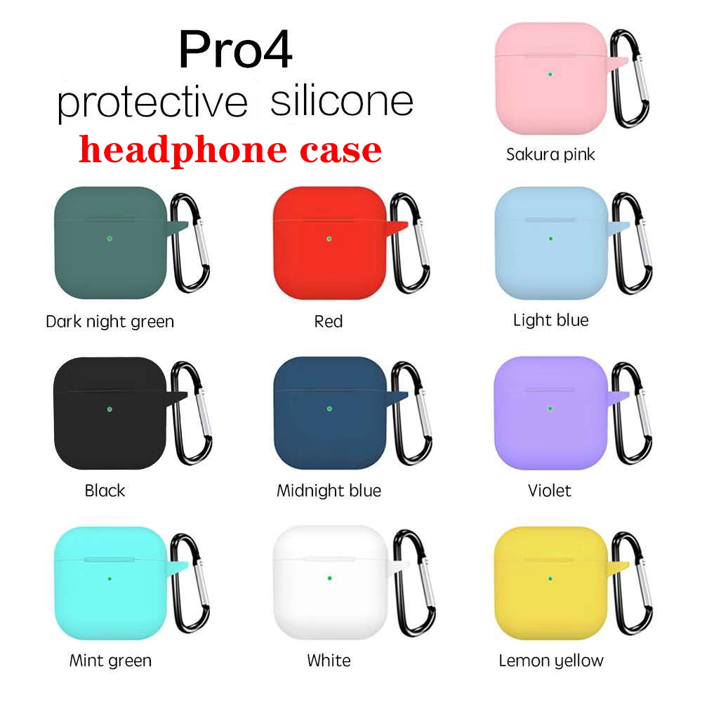 เคสหูฟังบลูทูธไร้สาย แบบซิลิโคน สําหรับ Airpods Pro 4 TWS Inpods Pro4 Mini Pro 5 Mini Pro 4 TWS Inpo