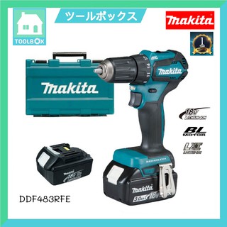 สว่านไขควงไร้สาย 18V*3.0A / BL รุ่น DDF483RFE MAKITA