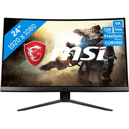 Monitor 23.6'' จอคอมพิวเตอร์ MSI Optix MAG241C (VA, DVI, HDMI) 144Hz CURVE