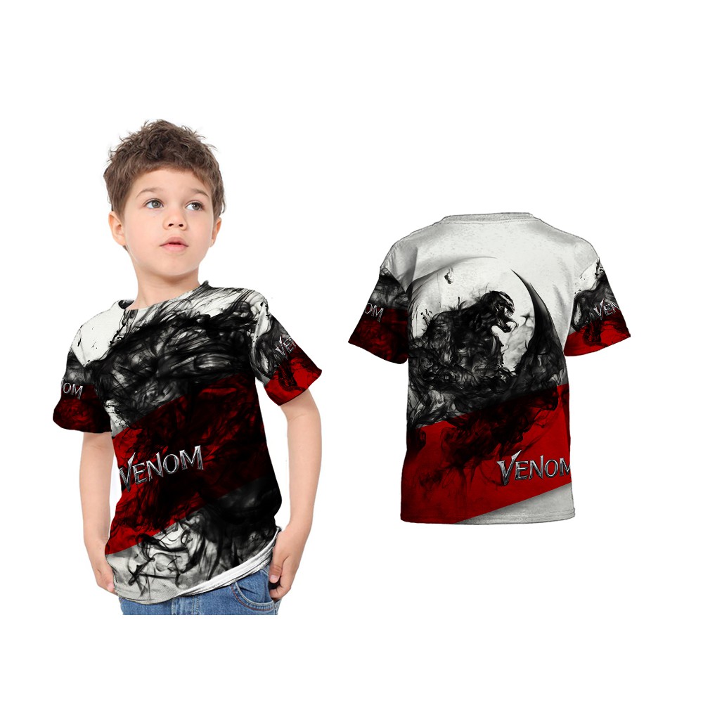 เสื้อยืดเด็ก Unisex Venom 3D FullPrint New Design Art 10