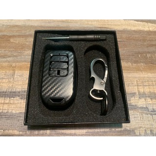 กรอบ เคฟล่า แบบด้าน ใส่กุญแจรีโมทรถยนต์ Honda Civic FC Civic FK Accord G10 City ehev (Smart Key) --ส่งฟรี--