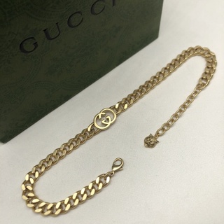【พร้อมส่ง】ของแท้ สร้อยคอลําลอง คลาสสิก GU-C_CI สําหรับผู้หญิง ของขวัญวันเกิด