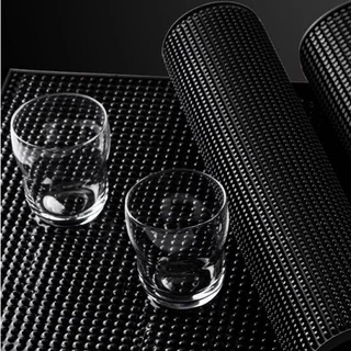แผ่นยางกันลื่น แผ่นรองบาร์ ที่รองแก้วกันลื่นและกันน้ำ รุ่นหนาพิเศษ bar mat อุปกรณ์เชคเกอร์ S.H.PLUS
