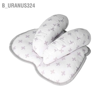 B_uranus324 Baby Pillow Adjustable Breathable Soft Unique Shape Portable Infant Head Supporting Tool for Airplanes Strollers